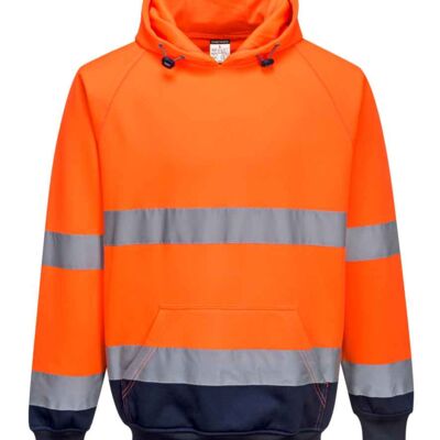 Portwest Hi-Vis Two Tone Hooded Sweatshirt Thumbnail