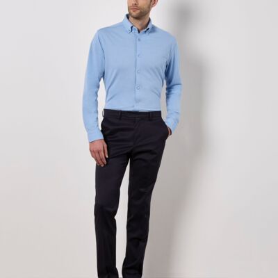Tailored Fit Superwash 60 Pique Shirt (Long Sleeve) Thumbnail