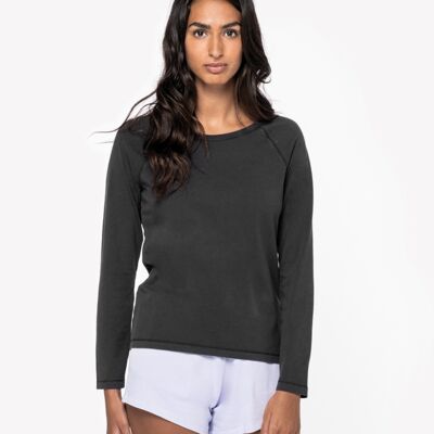 Native Spirit Ladies Raglan Long Sleeve Washed T-Shirt Thumbnail