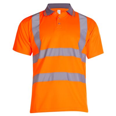 Hi Vis Short Sleeve Polo Shirt Thumbnail