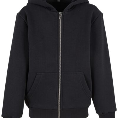Kids fluffy zip hoodie Thumbnail