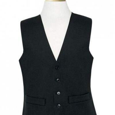 Black Herringbone Waistcoat Thumbnail