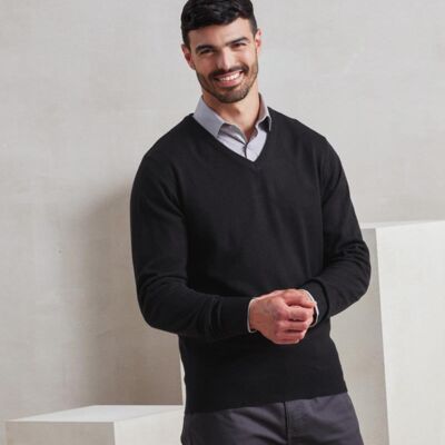 ESSENTIAL MENS V-NECK SWEATER Thumbnail