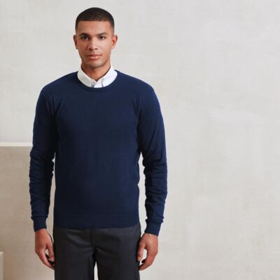 MENS CREW NECK KNITTED SWEATER Thumbnail
