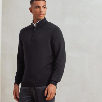 MENS 1/4 ZIP KNITTED SWEATER Thumbnail