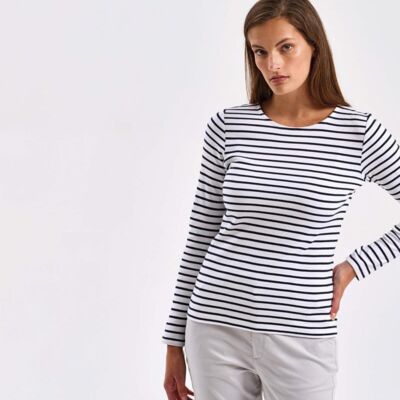 LADIES MARINIERE COASTAL L/S T Thumbnail