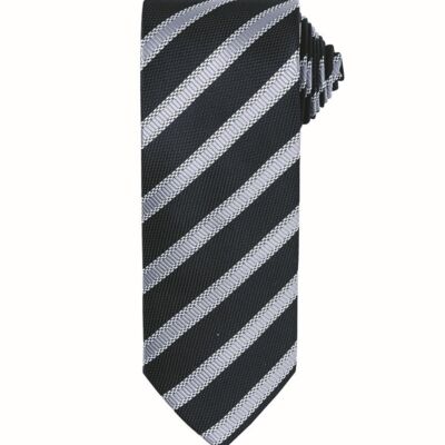 WAFFLE STRIPE TIE Thumbnail