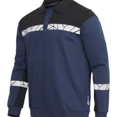 Progression 7100 Long Sleeve Polo Sweatshirt Thumbnail
