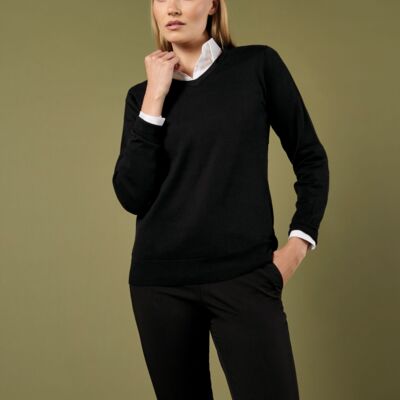 Regular Fit Arundel Long Sleeve V-Neck Sweater Thumbnail