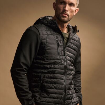 Men's Hooded Crossover Jacket Thumbnail