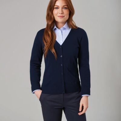 Brook Taverner Ladies Augusta V Neck Cardigan Thumbnail