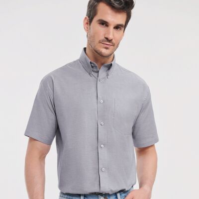 Russell Collection Short Sleeve Easy Care Oxford Shirt Thumbnail