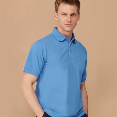 Henbury Heavy Poly/Cotton Piqué Polo Shirt Thumbnail