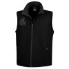 Men's Printable Softshell Bodywarmer with Recycled Fleece Inner Thumbnail