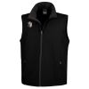 Men's Printable Softshell Bodywarmer with Recycled Fleece Inner Thumbnail