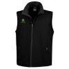 Men's Printable Softshell Bodywarmer with Recycled Fleece Inner Thumbnail