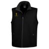 Men's Printable Softshell Bodywarmer with Recycled Fleece Inner Thumbnail