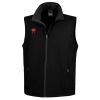 Men's Printable Softshell Bodywarmer with Recycled Fleece Inner Thumbnail