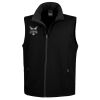 Men's Printable Softshell Bodywarmer with Recycled Fleece Inner Thumbnail