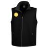 Men's Printable Softshell Bodywarmer with Recycled Fleece Inner Thumbnail