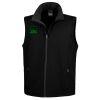 Men's Printable Softshell Bodywarmer with Recycled Fleece Inner Thumbnail