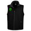 Men's Printable Softshell Bodywarmer with Recycled Fleece Inner Thumbnail