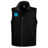 Men's Printable Softshell Bodywarmer with Recycled Fleece Inner Thumbnail
