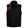 Men's Printable Softshell Bodywarmer with Recycled Fleece Inner Thumbnail