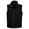 Men's Printable Softshell Bodywarmer with Recycled Fleece Inner Thumbnail