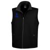 Men's Printable Softshell Bodywarmer with Recycled Fleece Inner Thumbnail